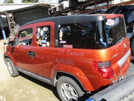 2009 HONDA ELEMENT LX ORANGE 2.4L AT 4WD A16336